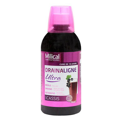 Image MILICAL DRAIN MINCEUR ULTRA Cassis 500ML
