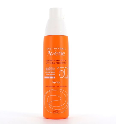 Avene Solaire 50+ spray 200ml