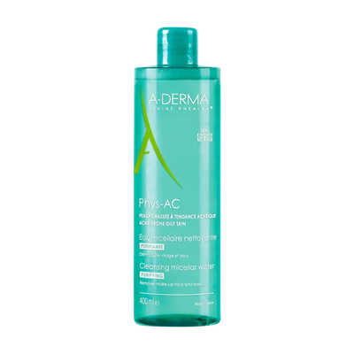 Image A-DERMA Phys-AC Eau micellaire démaquillante purifiante - 400ml