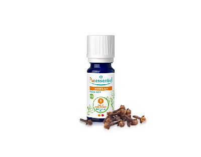 Image PURESSENTIEL HUILE ESSENTIELLES BIOLOGIQUES GIROFLIER 5ML