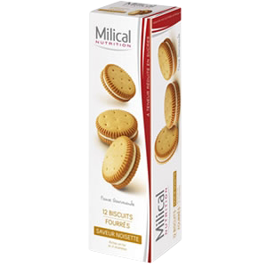 Image MILICAL BISCUIT NOISETTE 12