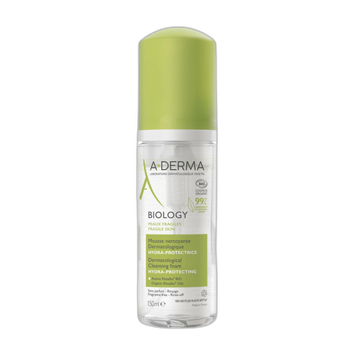 Image A-DERMA Mousse nettoyante dermatologique hydra-protectrice BIOLOGY 150 ml