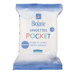 BIOLANE LINGETTES POCKET 20