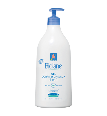 BIOLANE GEL CORPS-CHEVEUX 2EN1 750ML