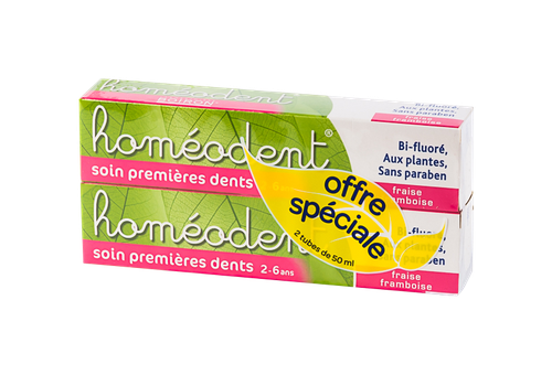 HOMEODENT SOIN 1ERES DENTS 2 TUBES