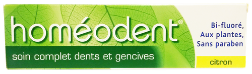 HOMÉODENT SOIN COMPLET DENT ET GENCIVES CITRON 75ML
