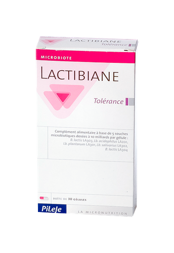 Image LACTIBIANE TOLERANCE 30 GELULES
