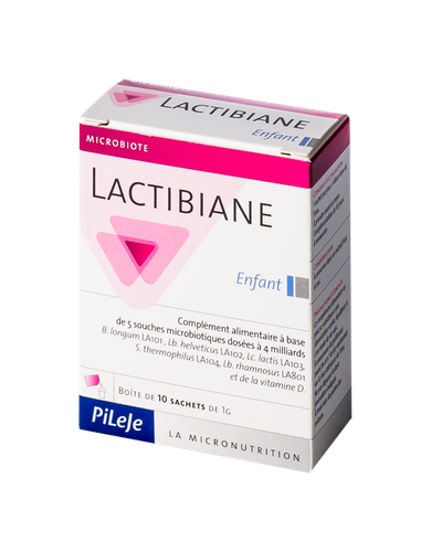 Image PILEJE LACTIBIANE ENFANT 10 SACHETS
