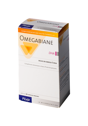 Image PILEJE OMEGABIANE DHA 80 CAPSULES