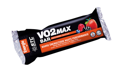 Image STC NUTRITION VO2 MAX BAR FR ROUGE 45G
