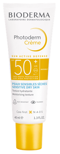 Image Bioderma Photoderm Crème invisible pour les peaux sensibles sèches SPF50+