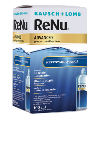 Image Bausch & Lomb RENU ADVANCED 100ml Flight Pack